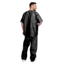Komplet Medyczny Ochronny (Bluza + Spodnie) SMS 35 Czarny