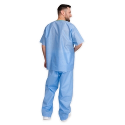 Komplet Medyczny Ochronny (Bluza + Spodnie) SMS 35 Niebieski