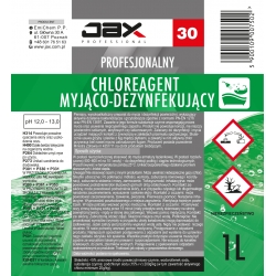JAX PROFESSIONAL 30 - CHLOREAGENT MYJĄCO-DEZYNFEKUJĄCY 5L