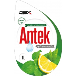ANTEK 1L x 6 - Płyn do mycia naczyń, do zmywania czyszczenia naczyń i przyborów kuchennych, środek do mycia naczyń