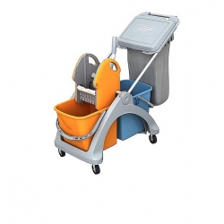 Wózek do sprzątania na mokro Splast TSK-0008 z zamykanym workiem na odpady